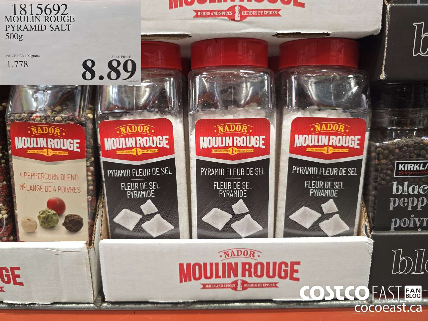 1815692 MOULIN ROUGE PYRAMID SALT 500 G $8.89