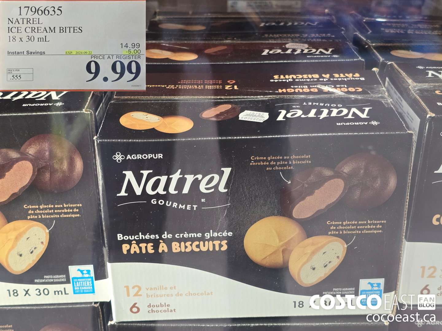 1796635 NATREL ICE CREAM BITES 18 x 30 mL ($5.00 INSTANT SAVINGS EXPIRES ON 2024-09-22) $9.99