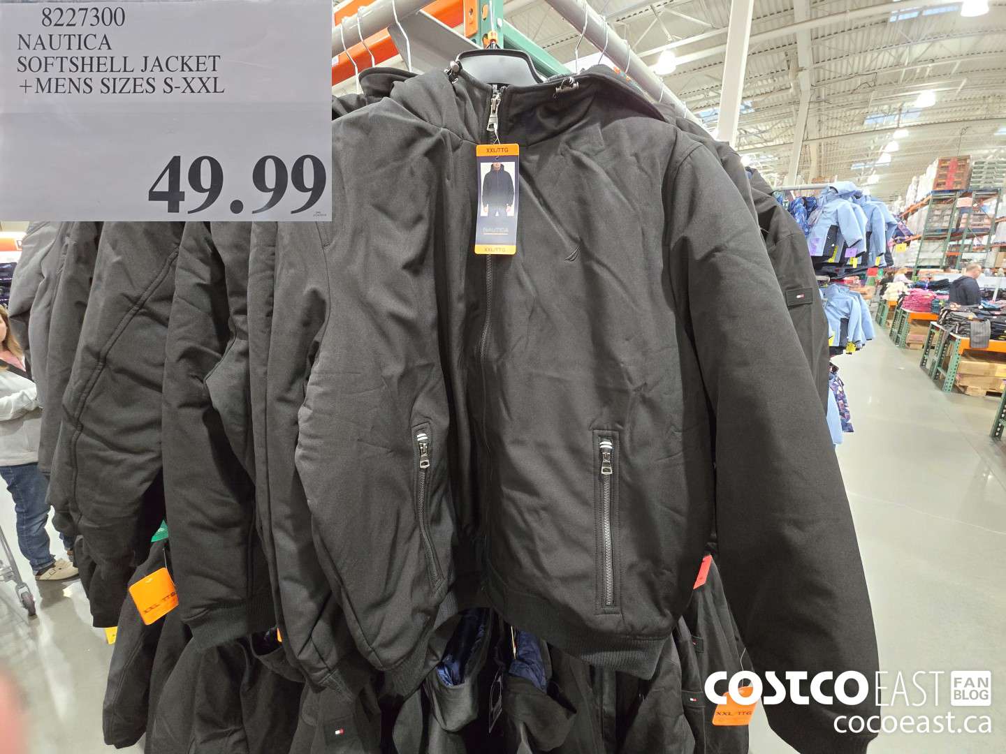 8227300 NAUTICA SOFTSHELL JACKET +MENS SIZES S-XXL $49.99