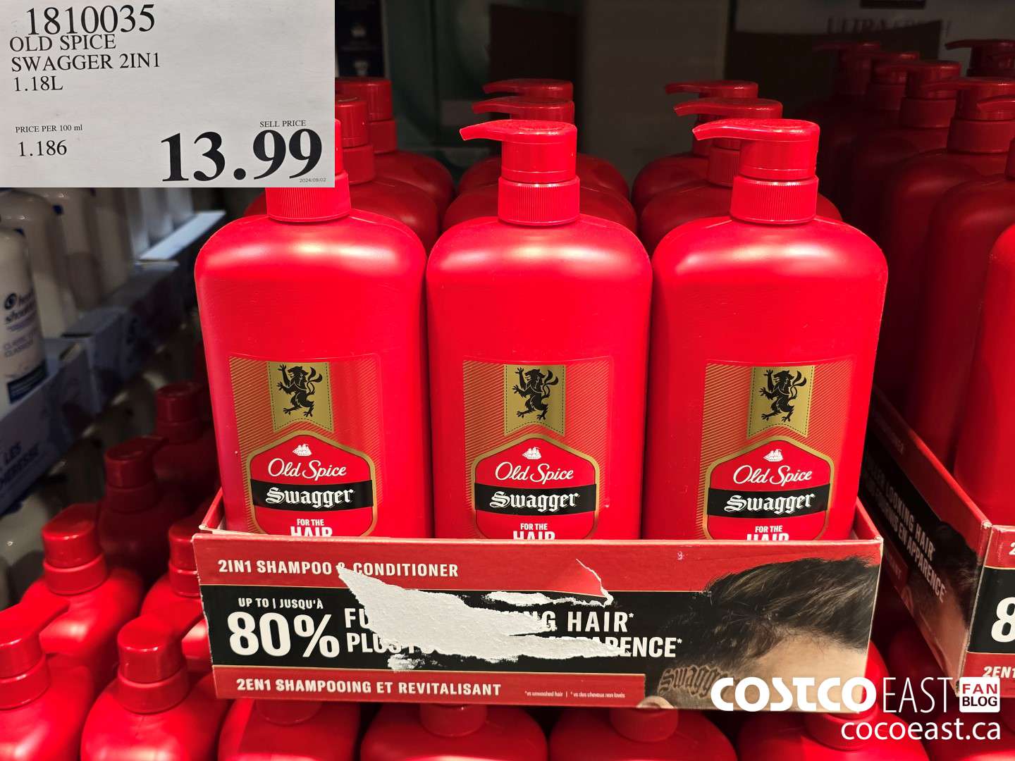 1810035 OLD SPICE SWAGGER 2 IN 1 1.18L $13.99