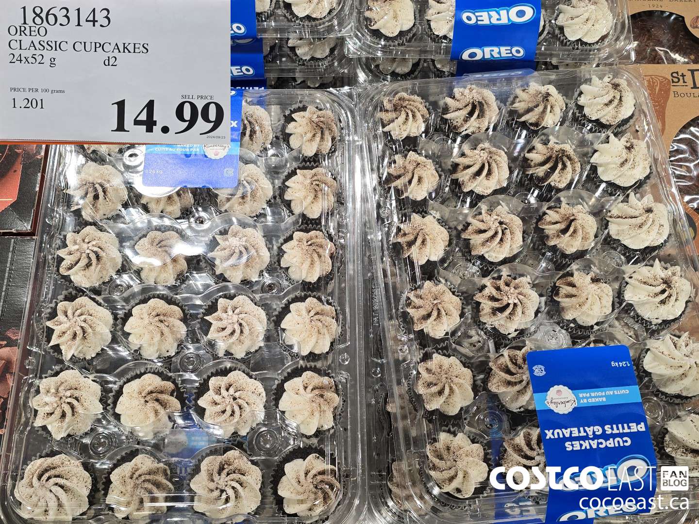 1863143 OREO CLASSIC CUPCAKES 24x52 g d2 $14.99