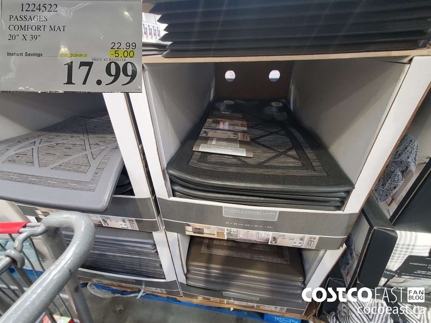 1224522 PASSAGES COMFORT MAT 2024-09-15 .  ($5.00 INSTANT SAVINGS) $17.99