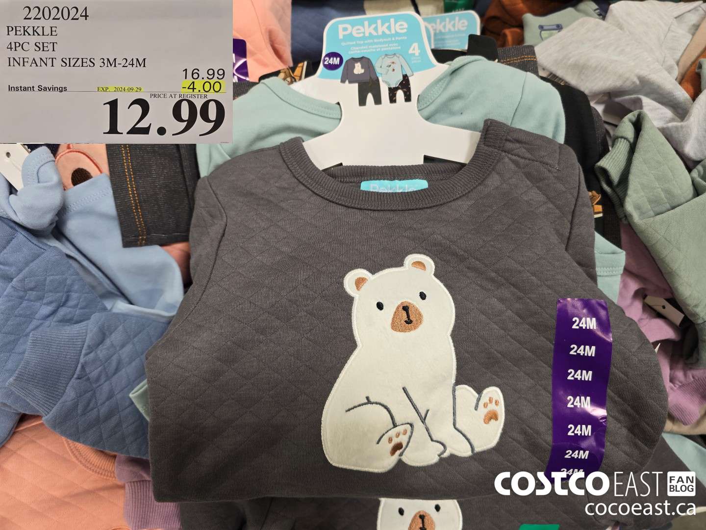 2202024 PEKKLE 4PC SET INFANT SIZES 3M-24M ($4.00 INSTANT SAVINGS EXPIRES ON 2024-09-29) $12.99