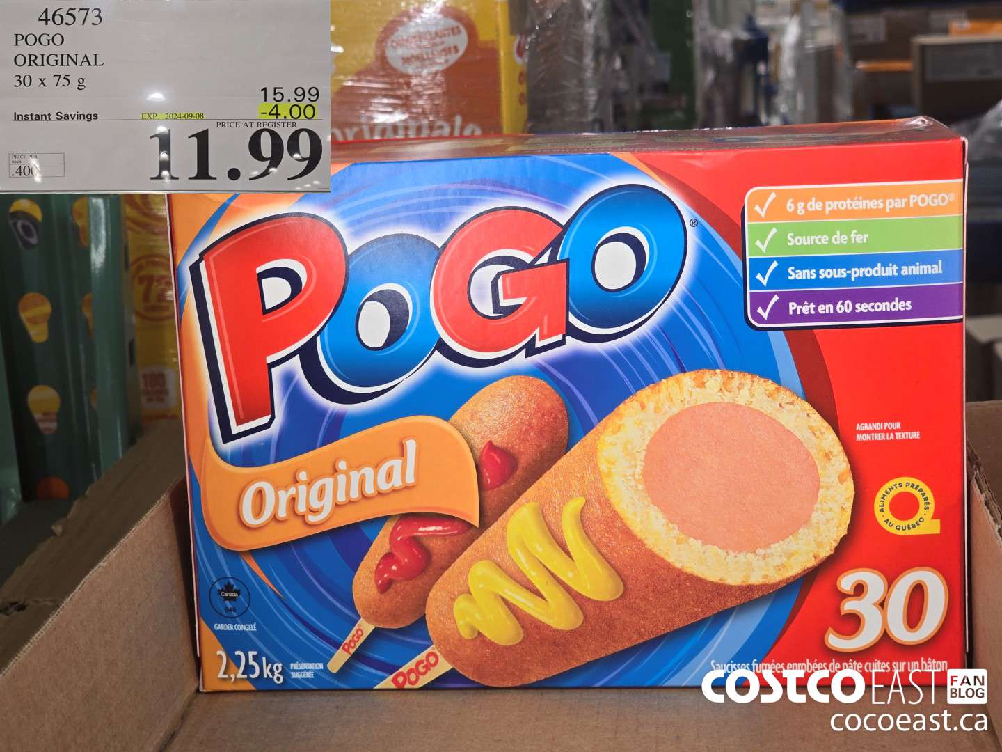 46573 POGO ORIGINAL 30 X 75 G ($4.00 INSTANT SAVINGS EXPIRES ON 2024-09-08) $11.99