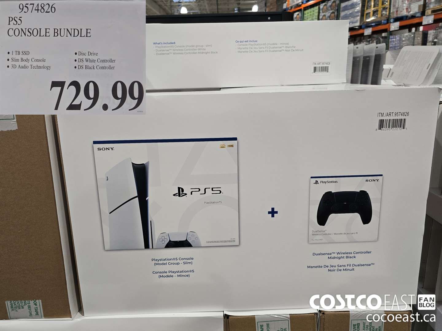 9574826 PS5 CONSOLE BUNDLE $729.99
