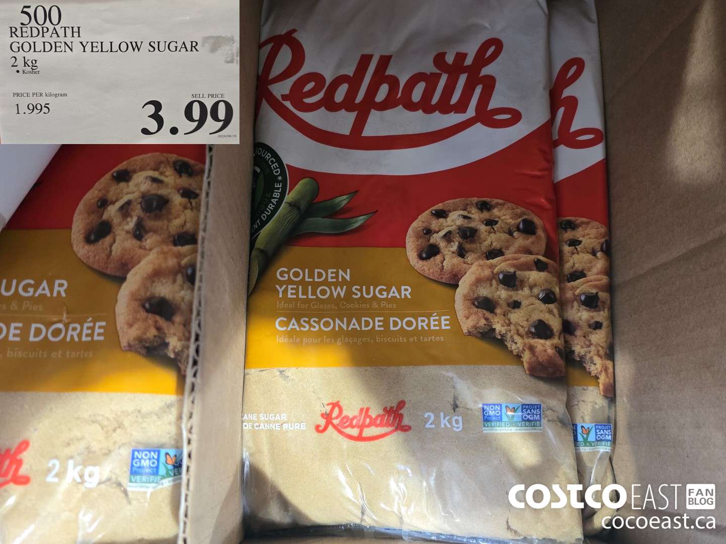 500 REDPATH GOLDEN YELLOW SUGAR 2 kg $3.99