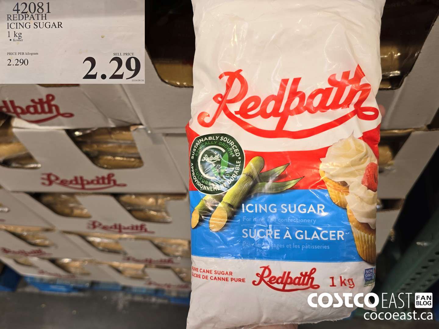 42081 REDPATH ICING SUGAR 1 KG $2.29