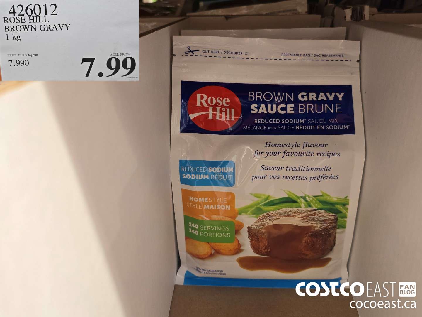 426012 ROSE HILL BROWN GRAVY 1 kg $7.99