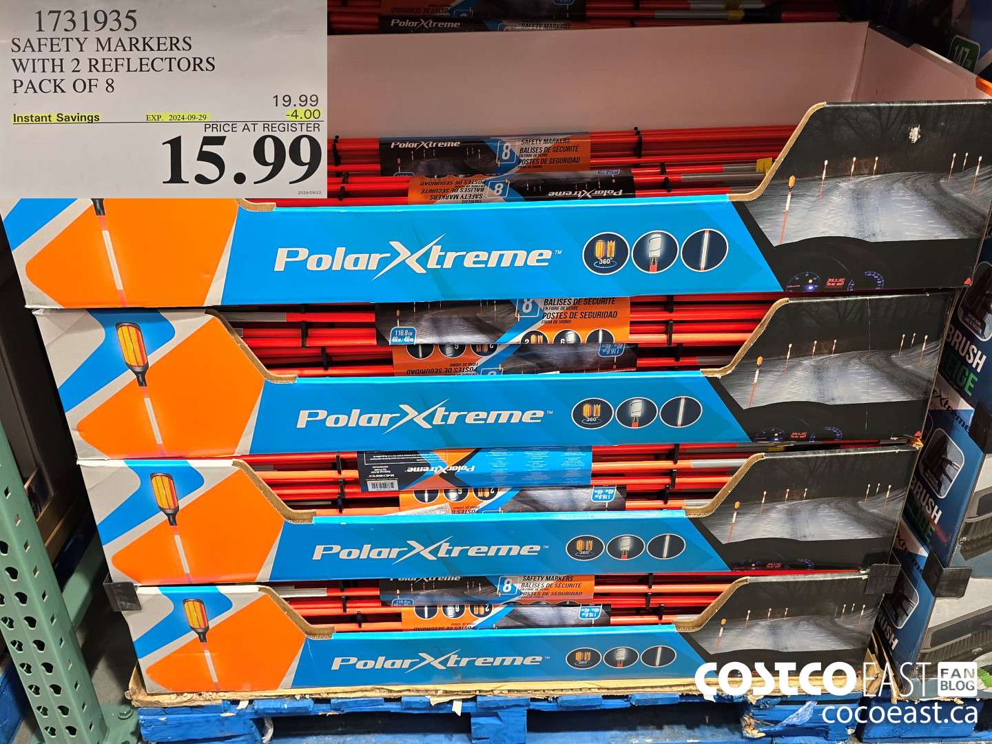 1731935 SAFETY MARKERS WITH 2 REFLECTORS PACK OF 8 ($4.00 INSTANT SAVINGS EXPIRES ON 2024-09-29) $15.99