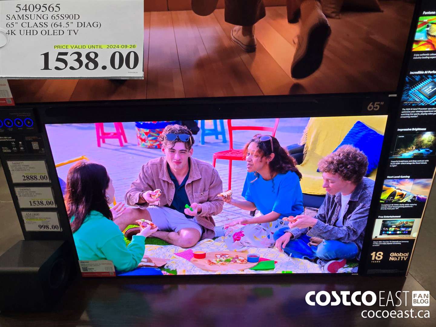 5409565 SAMSUNG 65S90D 65