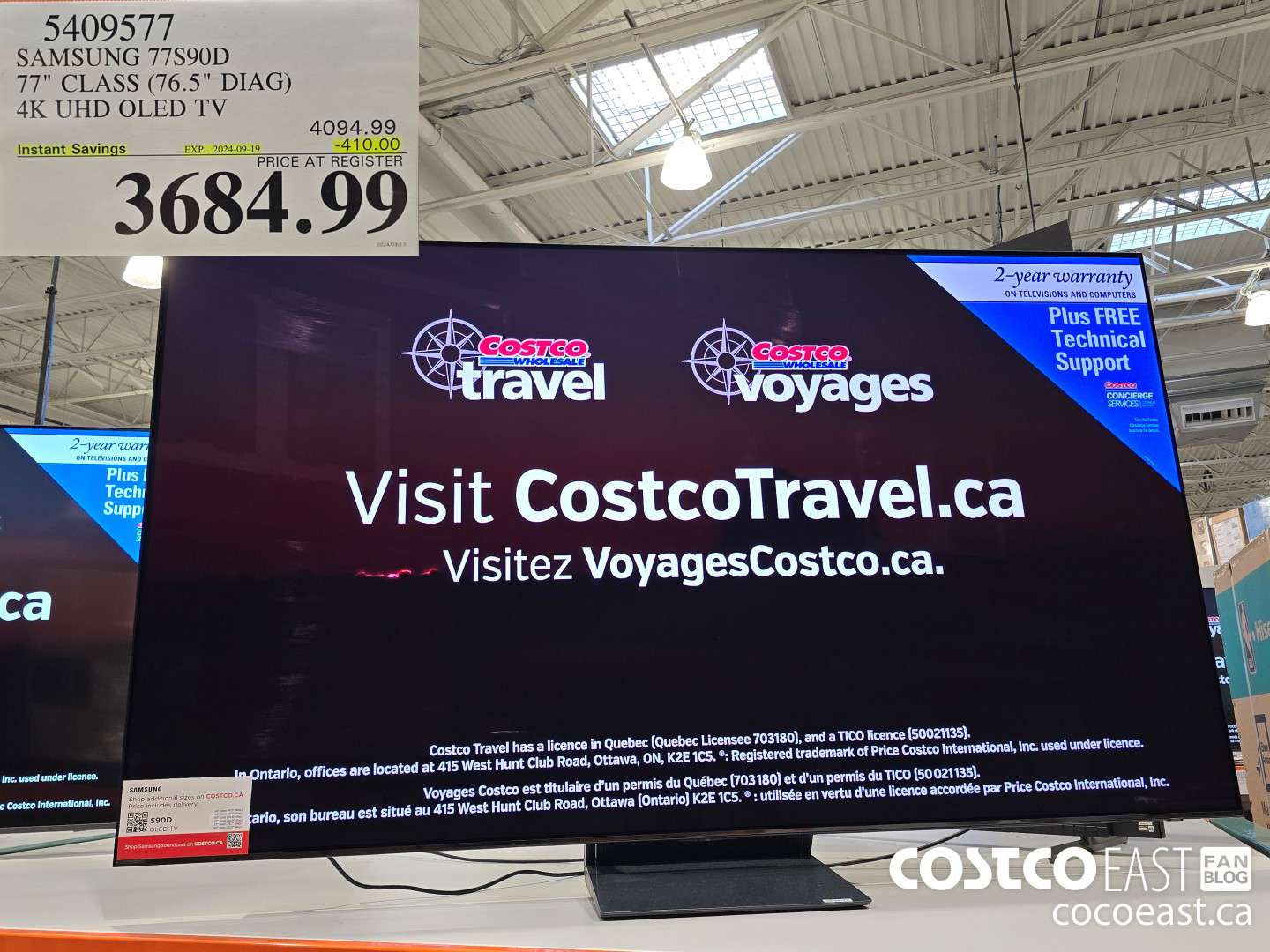 5409577 SAMSUNG 77S90D 77