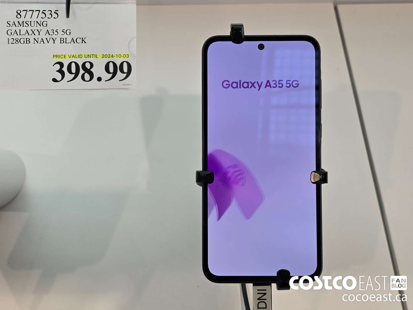 8777535 SAMSUNG GALAXY A35 5G 128GB NAVY BLACK $398.99