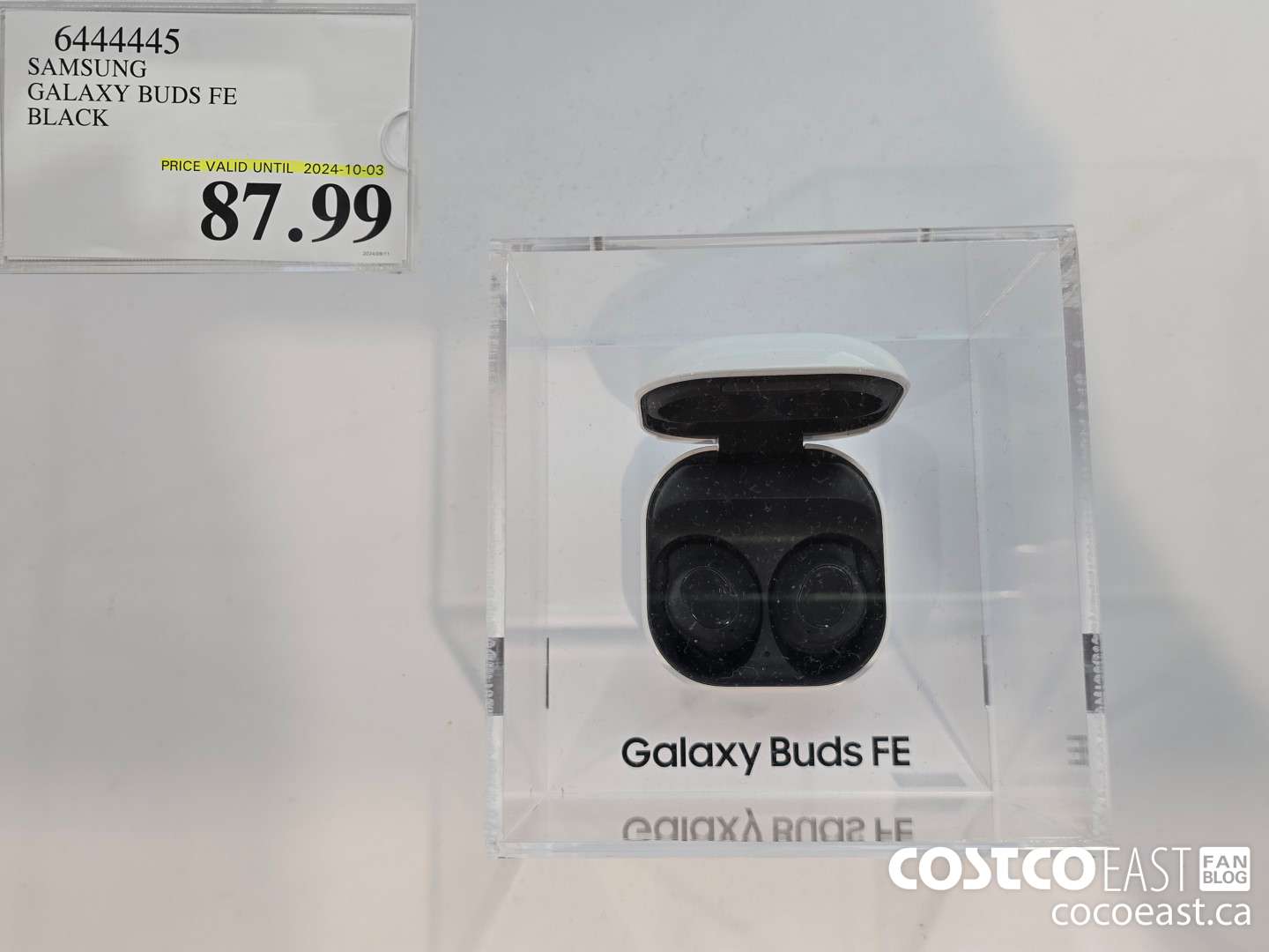 6444445 SAMSUNG GALAXY BUDS FE BLACK $87.99