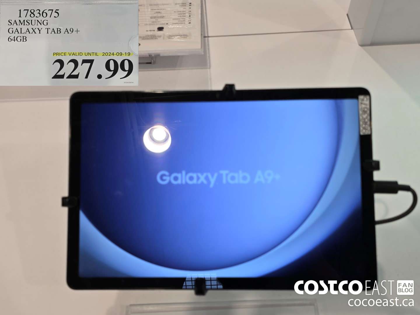 1783675 SAMSUNG GALAXY TAB A9+ 64GB $227.99