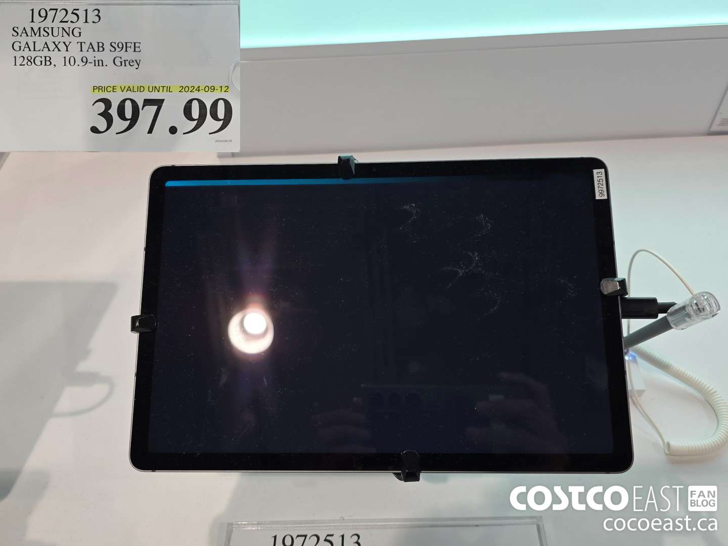 1972513 SAMSUNG GALAXY TAB S9FE 128GB, 10.9-in. Grey $397.99