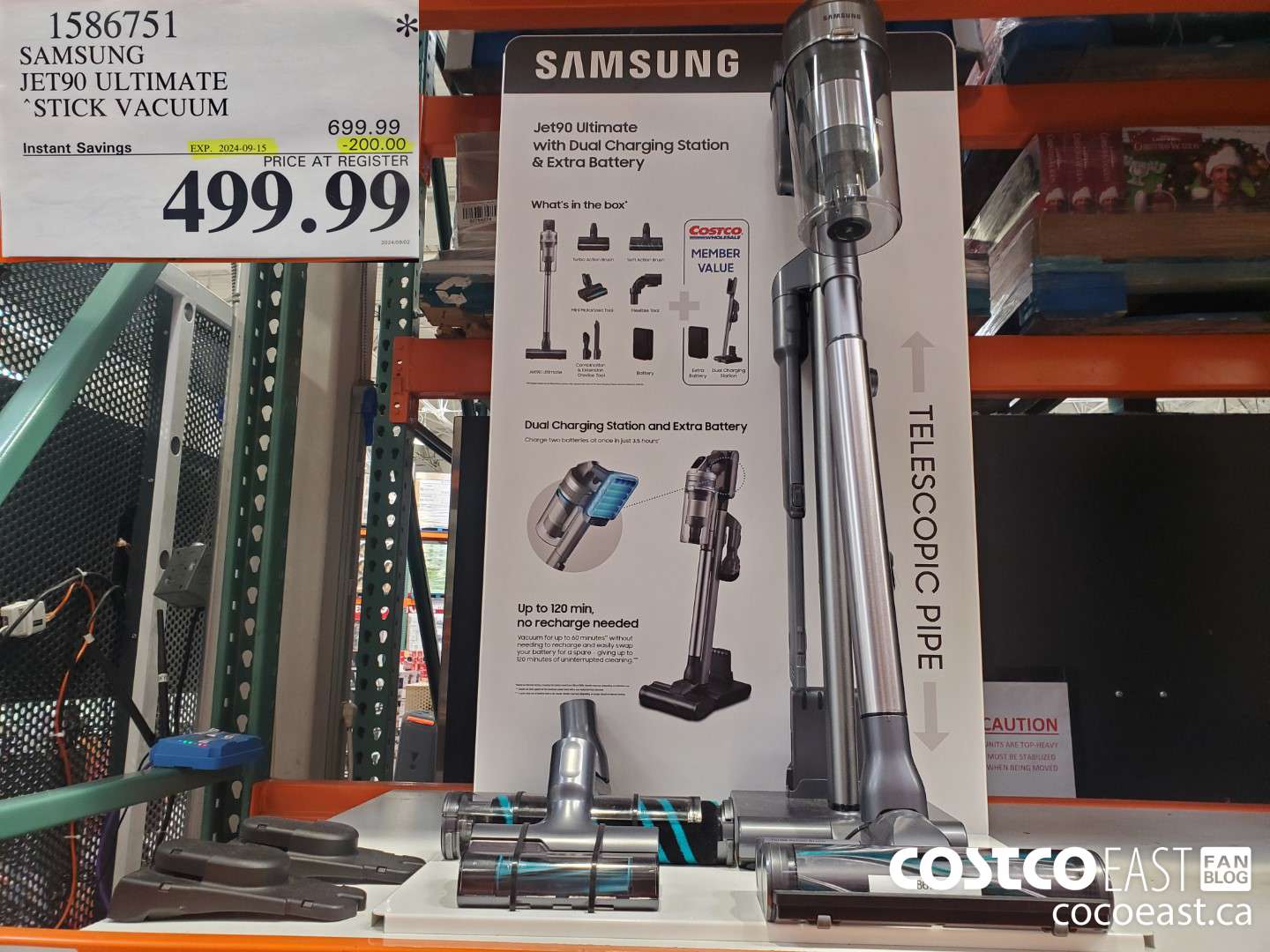 1586751 SAMSUNG JET90 ULTIMATE STICK VACUUM ($200.00 INSTANT SAVINGS EXPIRES ON 2024-09-15) $499.99