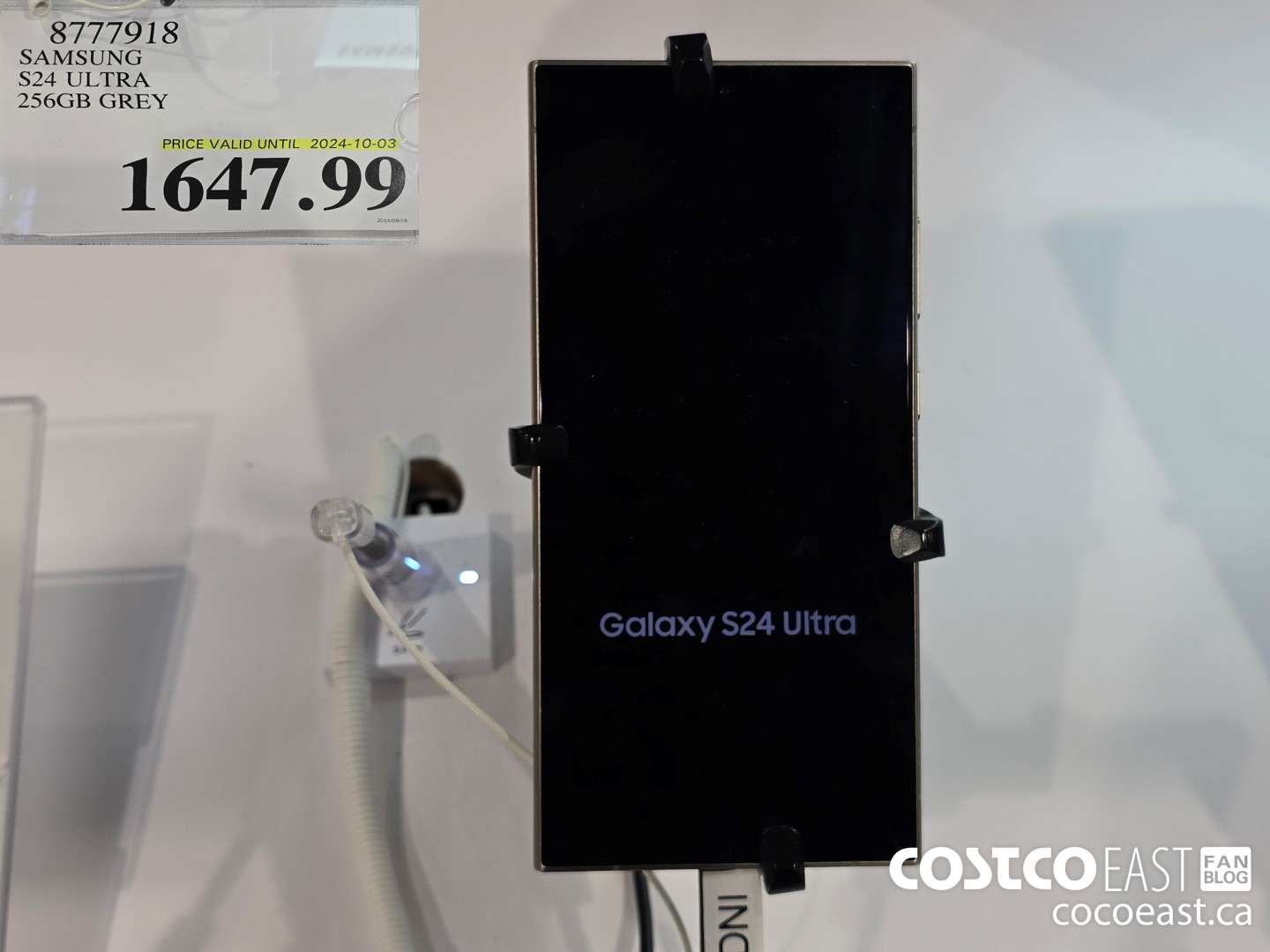 8777918 SAMSUNG S24 ULTRA 256GB GREY $1647.99