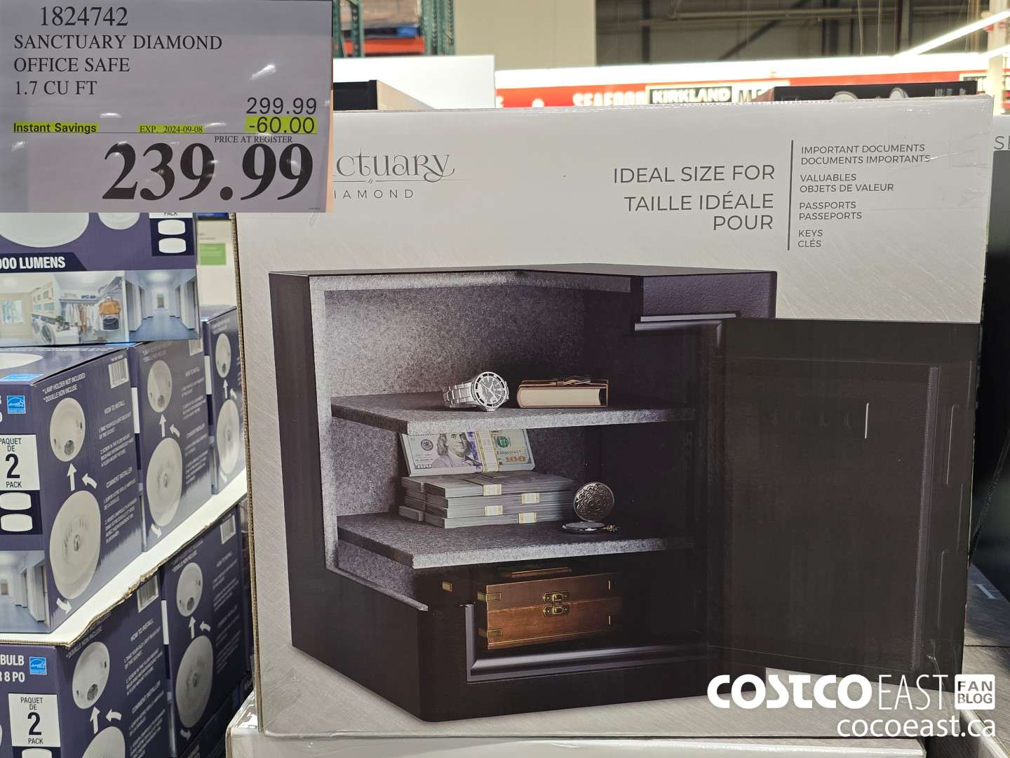 1824742 SANCTUARY DIAMOND OFFICE SAFE 1.7 CU FT ($60.00 INSTANT SAVINGS EXPIRES ON 2024-09-08) $239.99