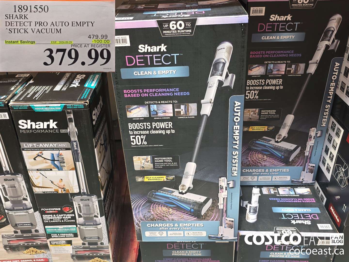 1891550 SHARKVACUUM DETECT PRO AUTO EMPTY STICK ($100.00 INSTANT SAVINGS EXPIRES ON 2024-09-29) $379.99