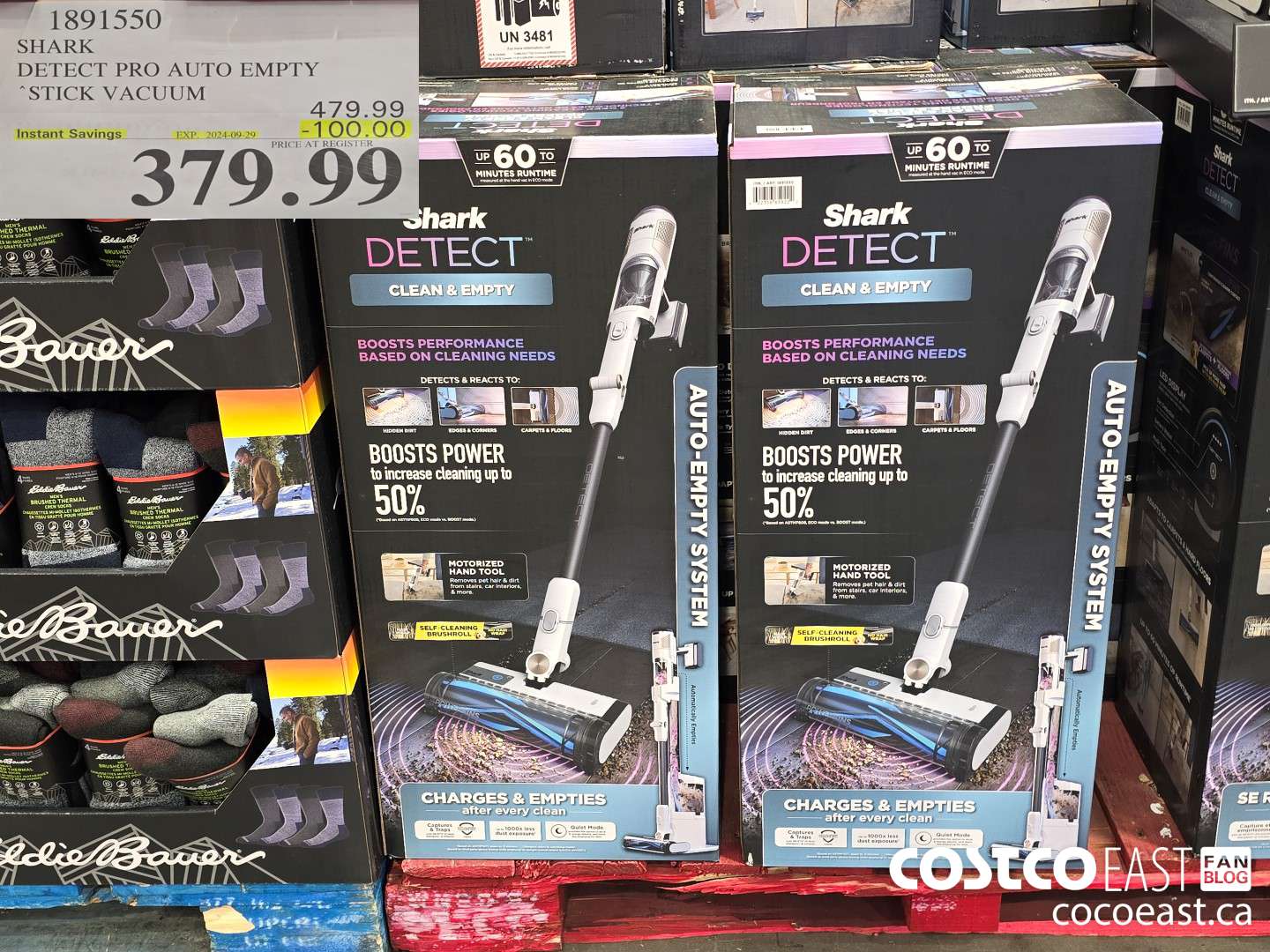 1891550 SHARKVACUUM DETECT PRO AUTO EMPTY STICK ($100.00 INSTANT SAVINGS EXPIRES ON 2024-09-29) $379.99