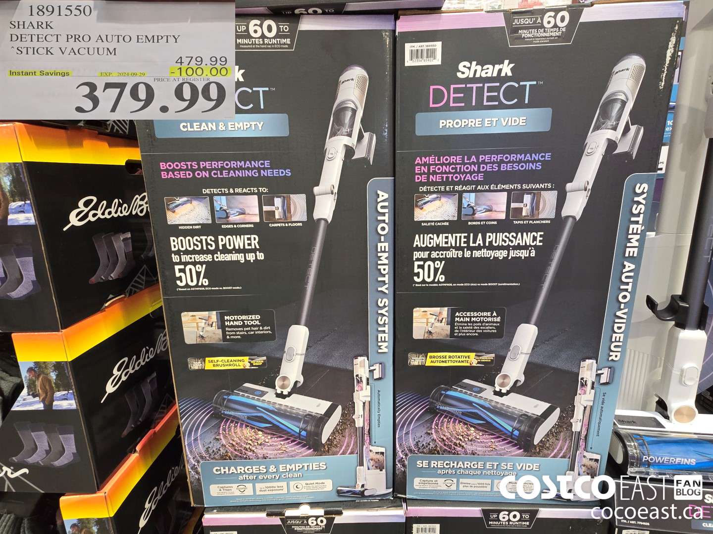 1891550 SHARKVACUUM DETECT PRO AUTO EMPTY STICK ($100.00 INSTANT SAVINGS EXPIRES ON 2024-09-29) $379.99