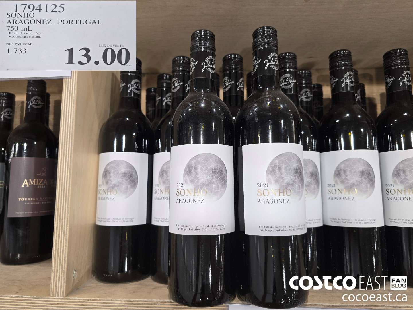 1794125 SONHO ARAGONEZ, PORTUGAL 750 mL $13.00