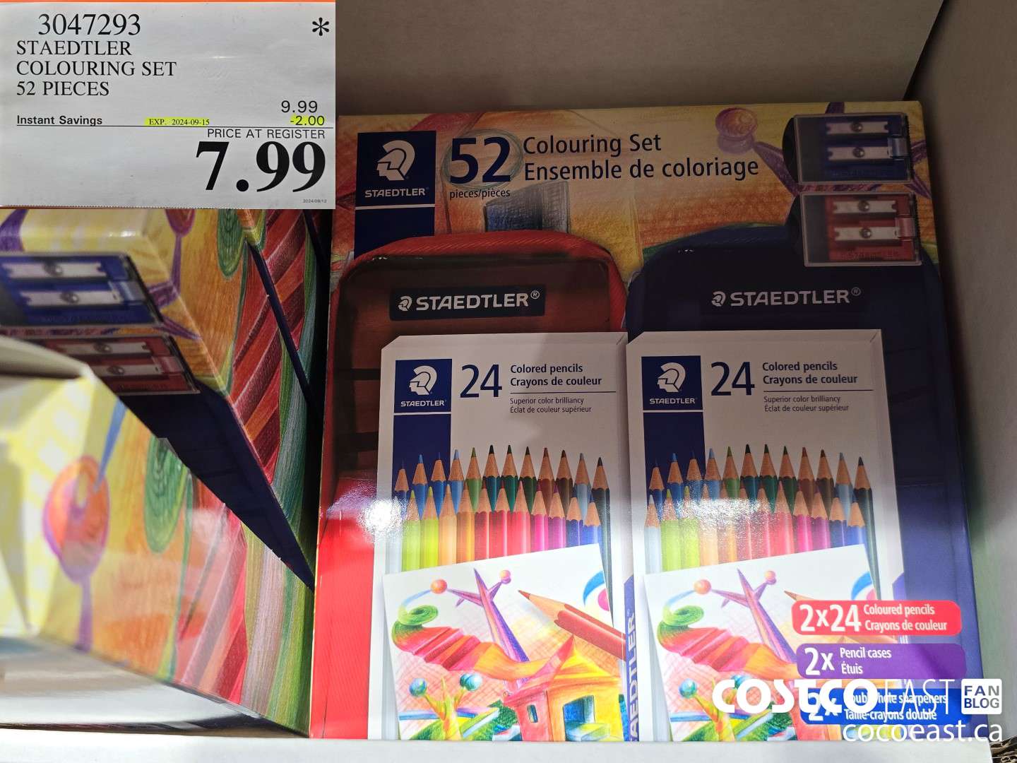 3047293 STAEDTLER COLOURING SET 52 PIECES ($2.00 INSTANT SAVINGS EXPIRES ON 2024-09-15) $7.99