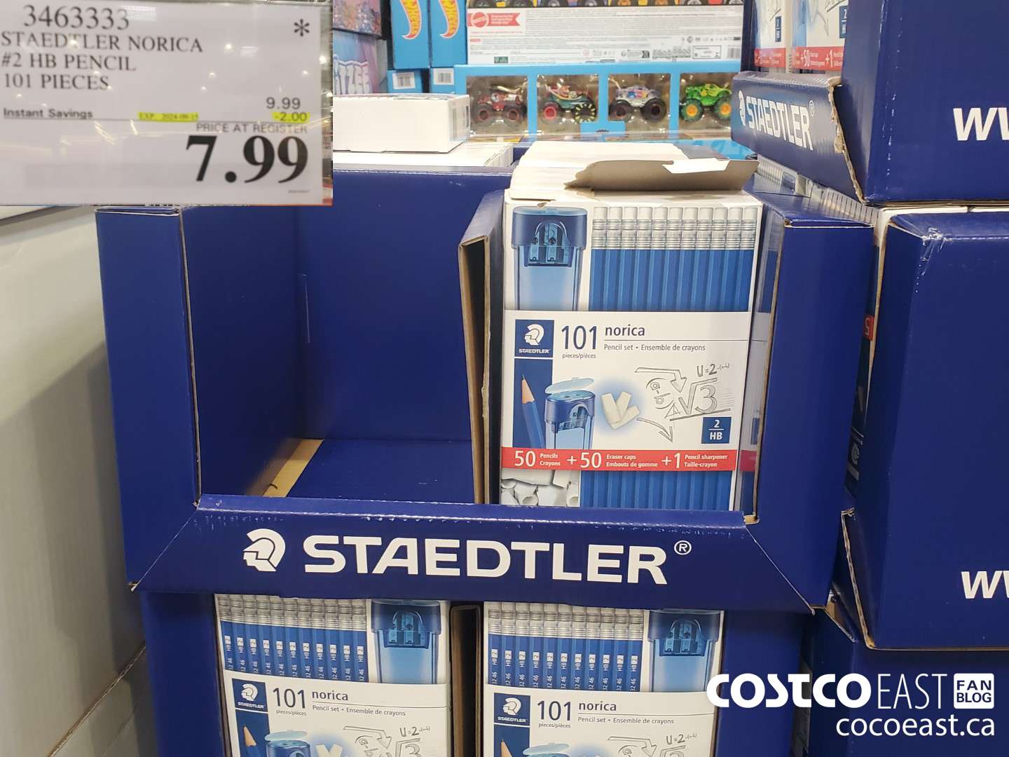 3463335 STAEDTLER NORICA #2 HB PENCIL101 PIECES ($2.00 INSTANT SAVINGS EXPIRES ON 2024-09-15) $7.99