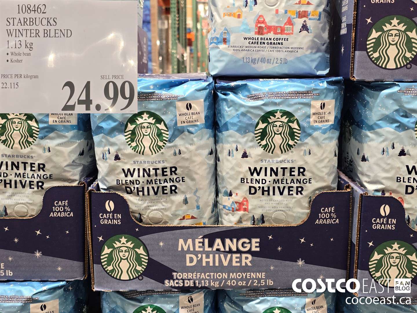 108462 STARBUCKS WINTER BLEND 1.13 KG $24.99