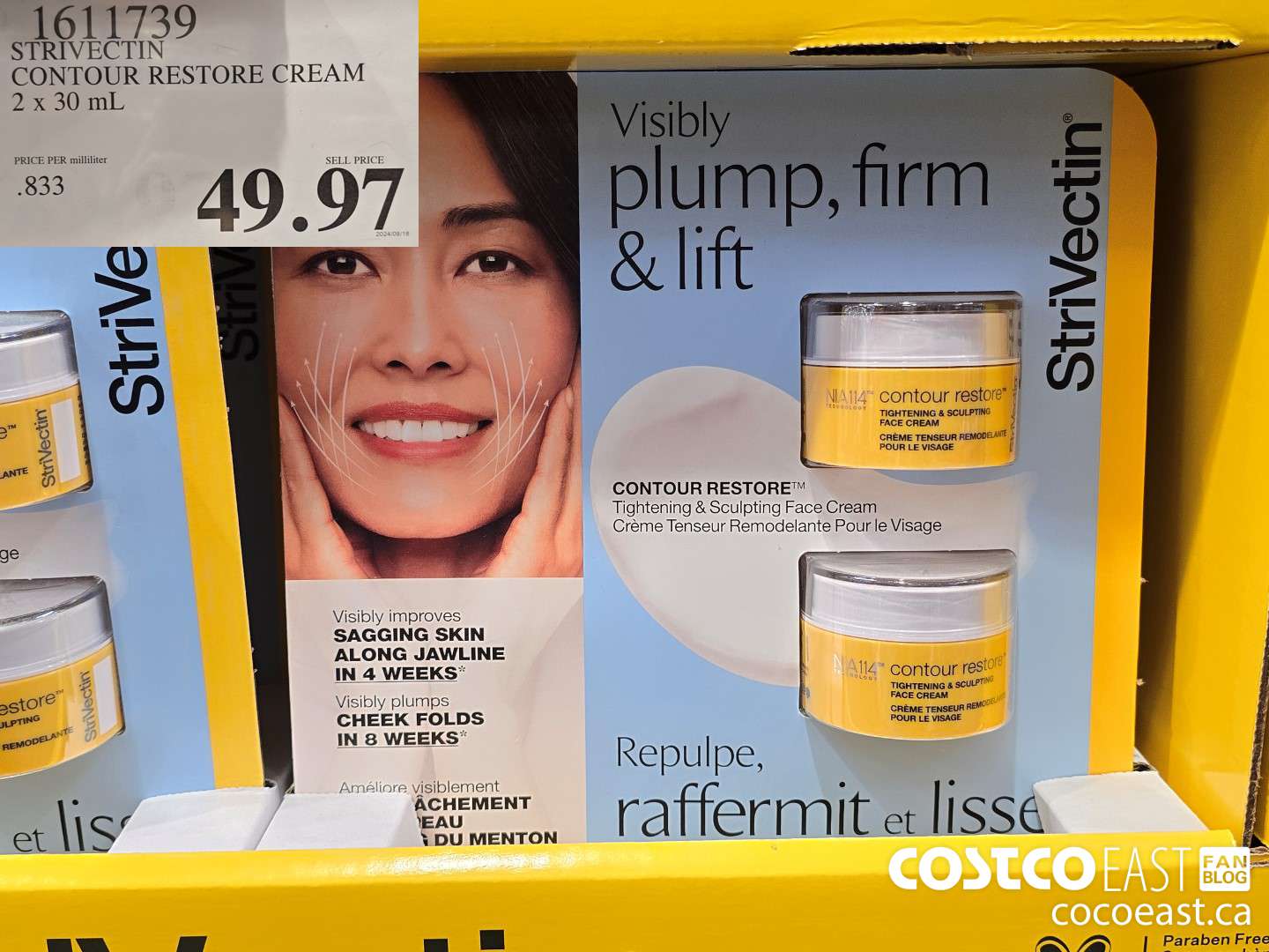 1611739 STRIVECTIN CONTOUR RESTORE CREAM 2 x 30 mL $49.97