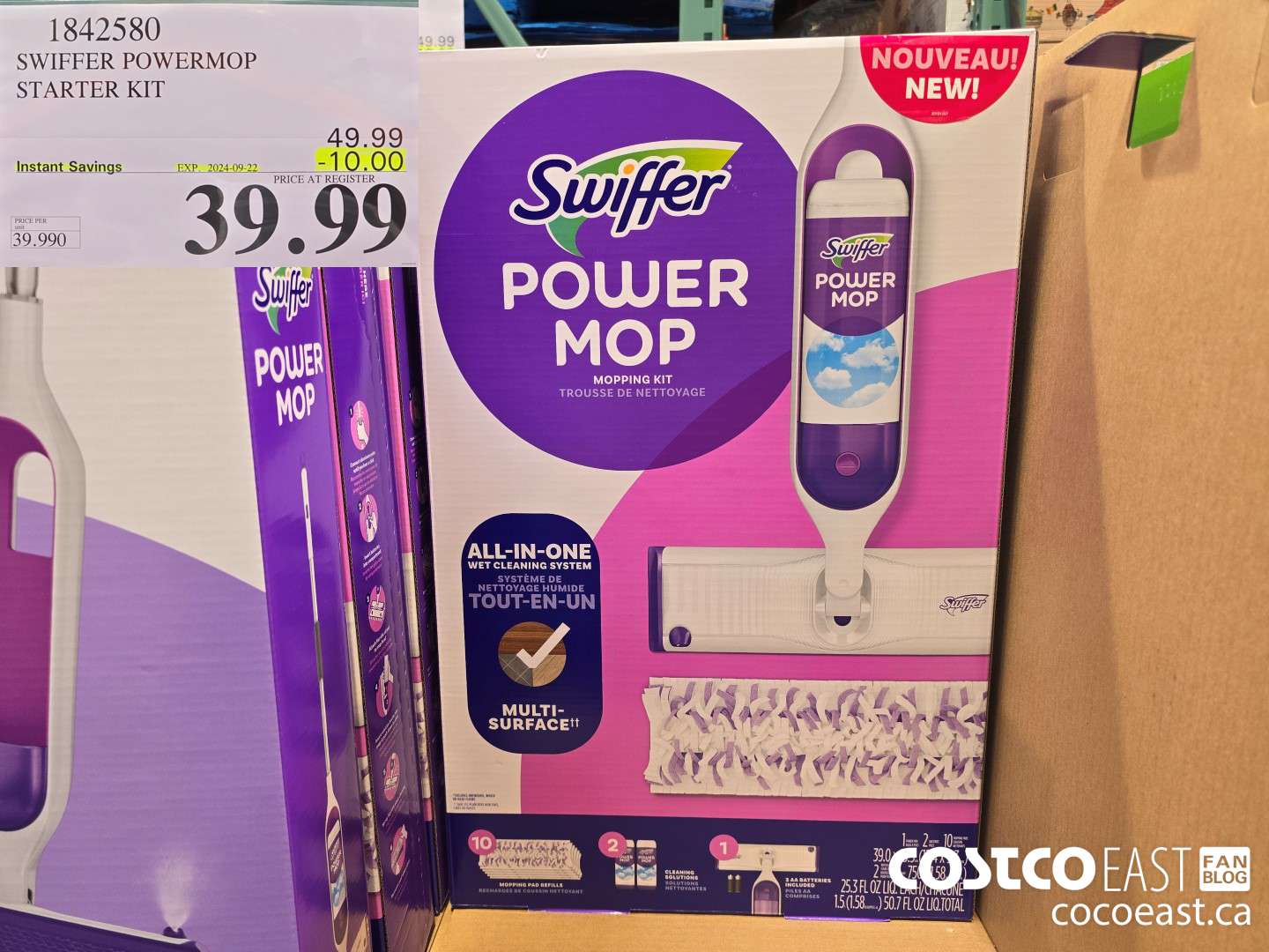 1842580 SWIFFER POWERMOP STARTER KIT ($10.00 INSTANT SAVINGS EXPIRES ON 2024-09-22) $39.99