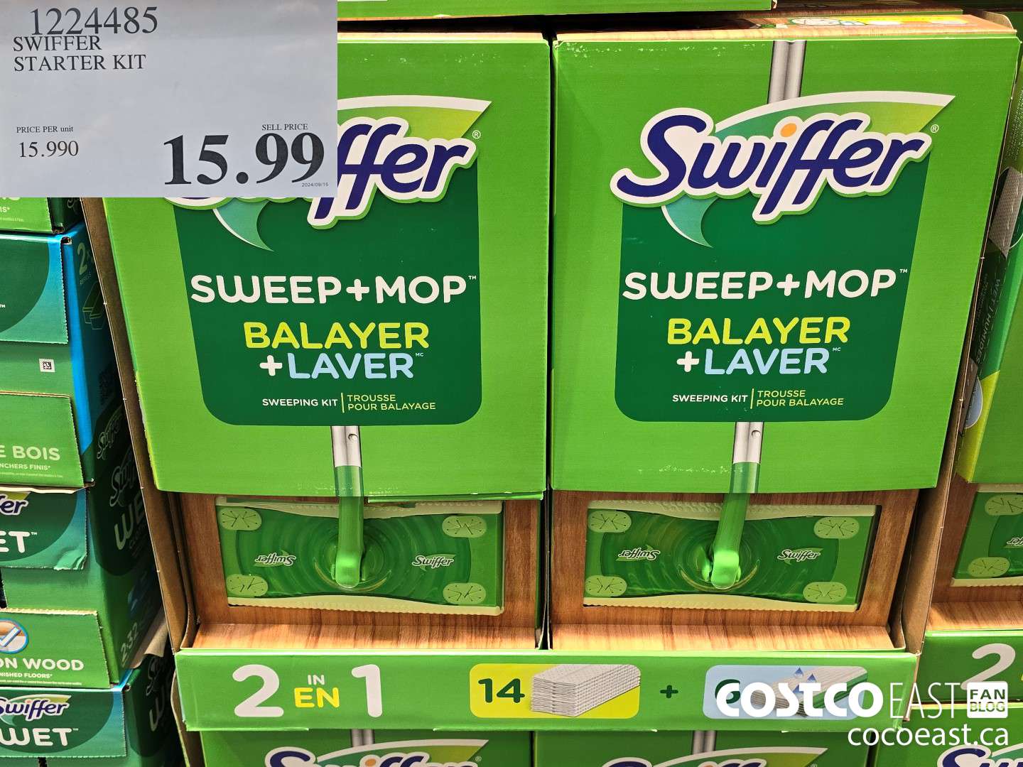 1224485 SWIFFER STARTER KIT $15.99