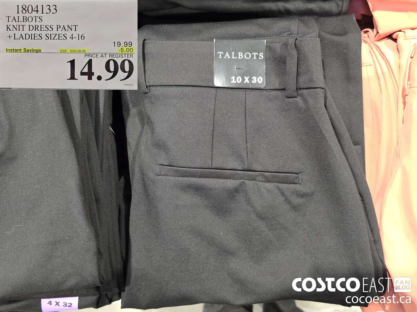 1804133 TALBOTS KNIT DRESS PANT +LADIES SIZES 4-16 ($5.00 INSTANT SAVINGS EXPIRES ON 2024-09-08) $14.99