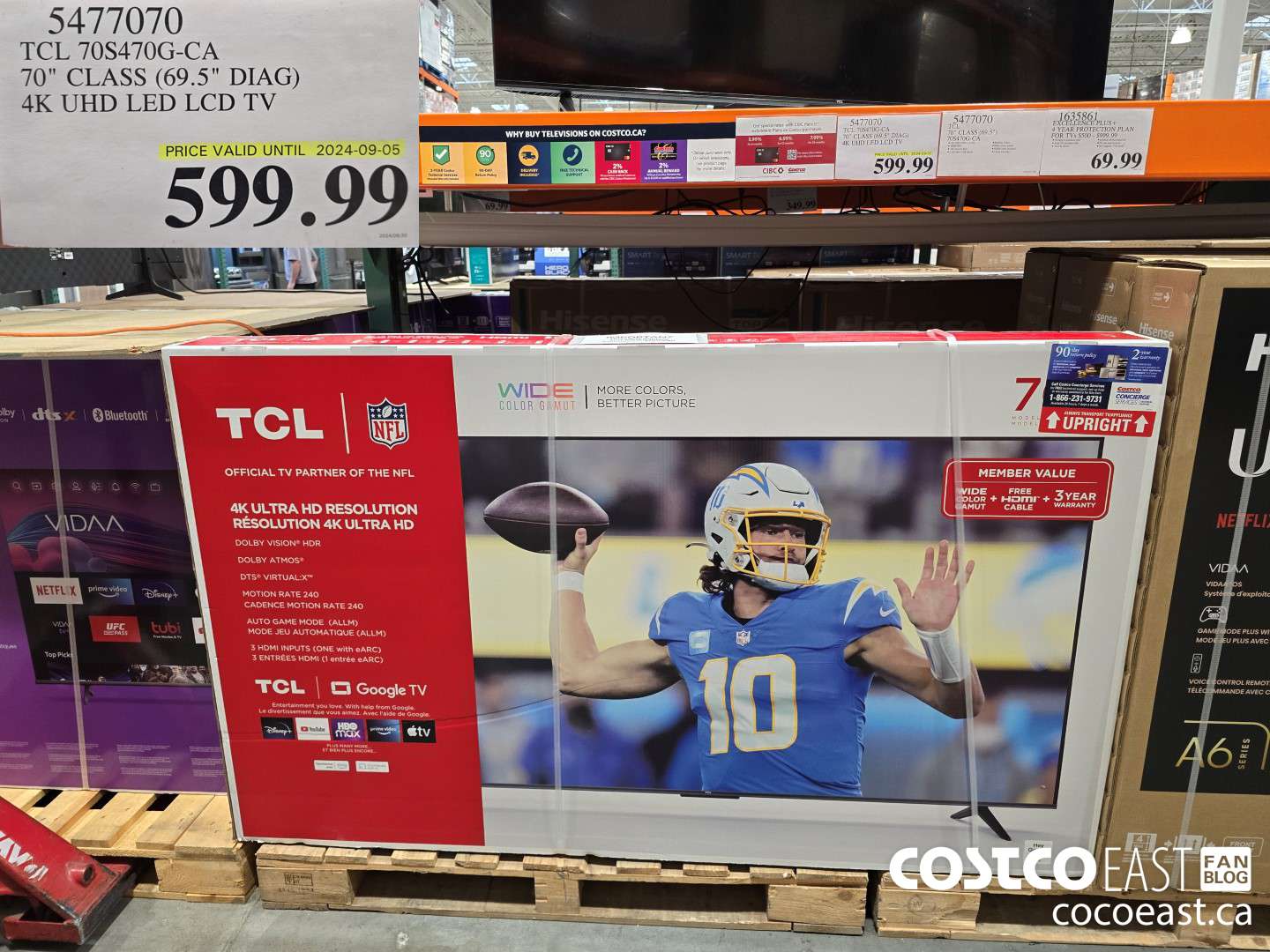 5477070 TCL 70S470G-CA 70