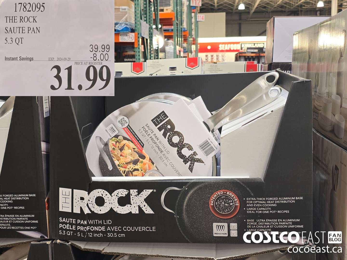 1782095 THE ROCK SAUTE PAN 5.3 QT ($8.00 INSTANT SAVINGS EXPIRES ON 2024-09-29) $31.99