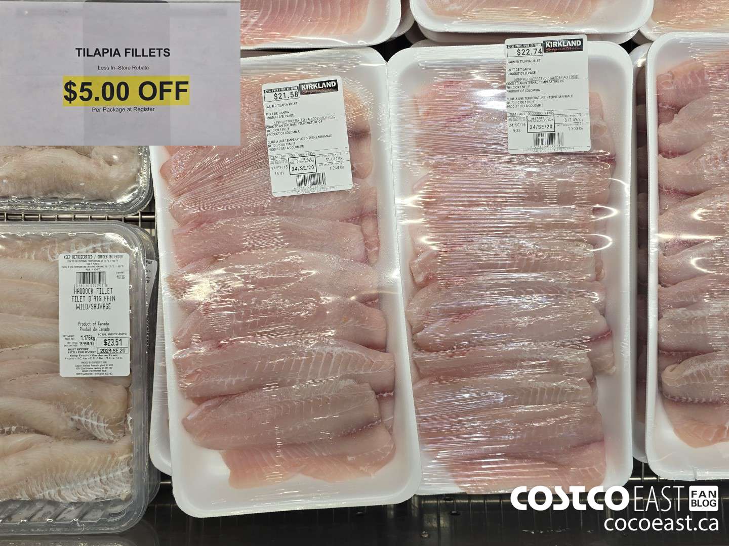 21354 TILAPIA FILLETS ($5.00 INSTANT SAVINGS)