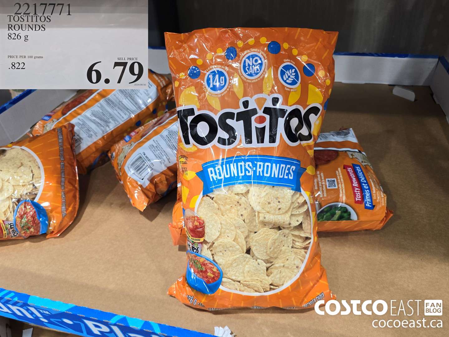 2217771 TOSTITOS ROUNDS 826 g $6.79