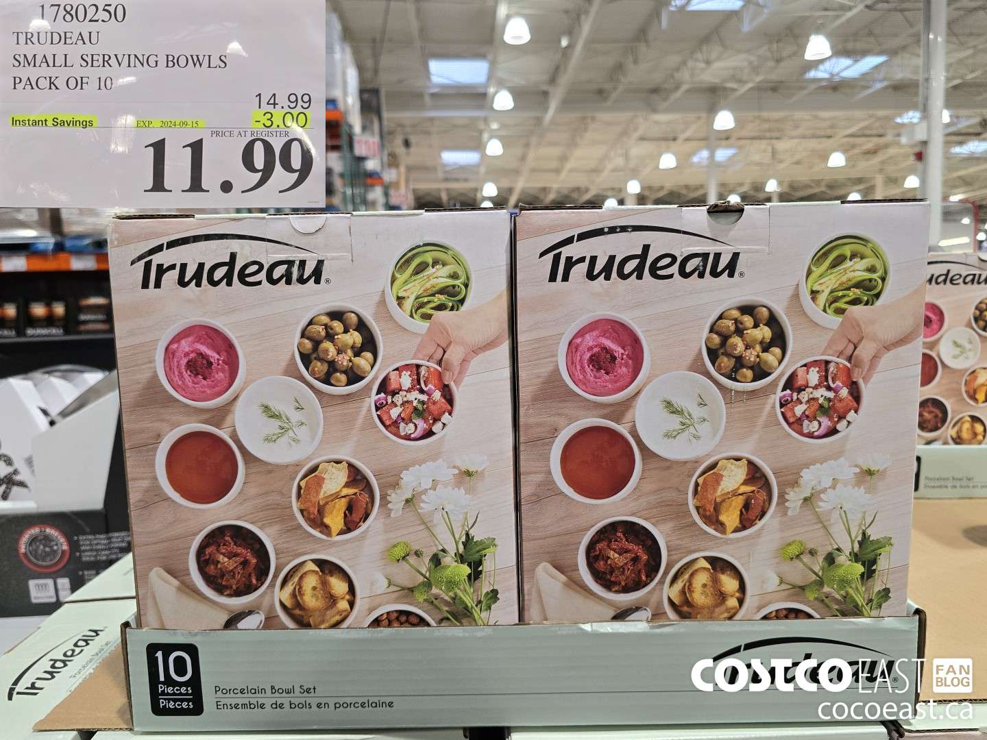 1780250 TRUDEAU SMALL SERVING BOWLS PACK OF 10 ($3.00 INSTANT SAVINGS EXPIRES ON 2024-09-15) $11.99