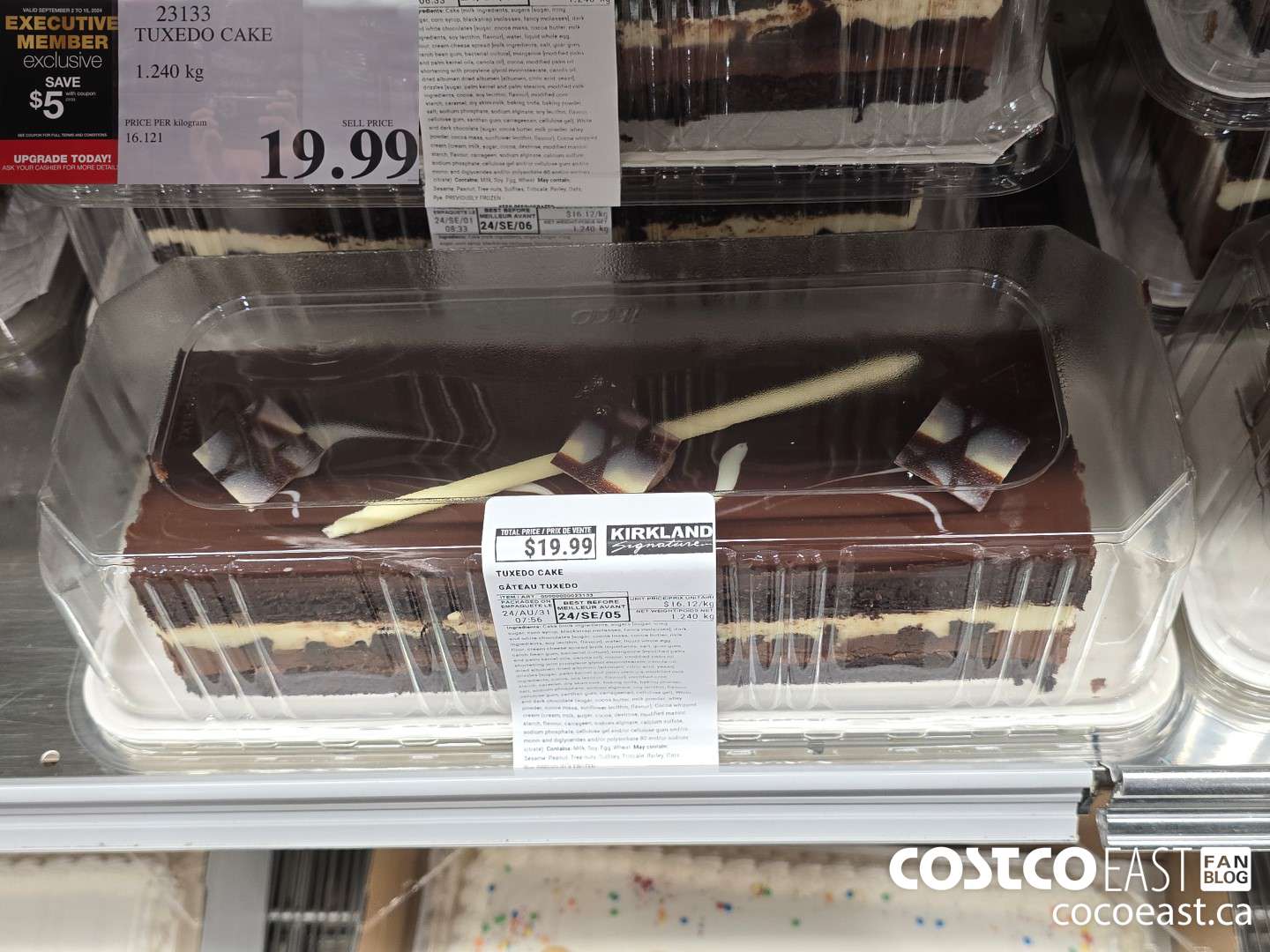 23133 TUXEDO CAKE 1.240 kg ($5.00 INSTANT SAVINGS EXPIRES ON 2024-09-15) $14.99