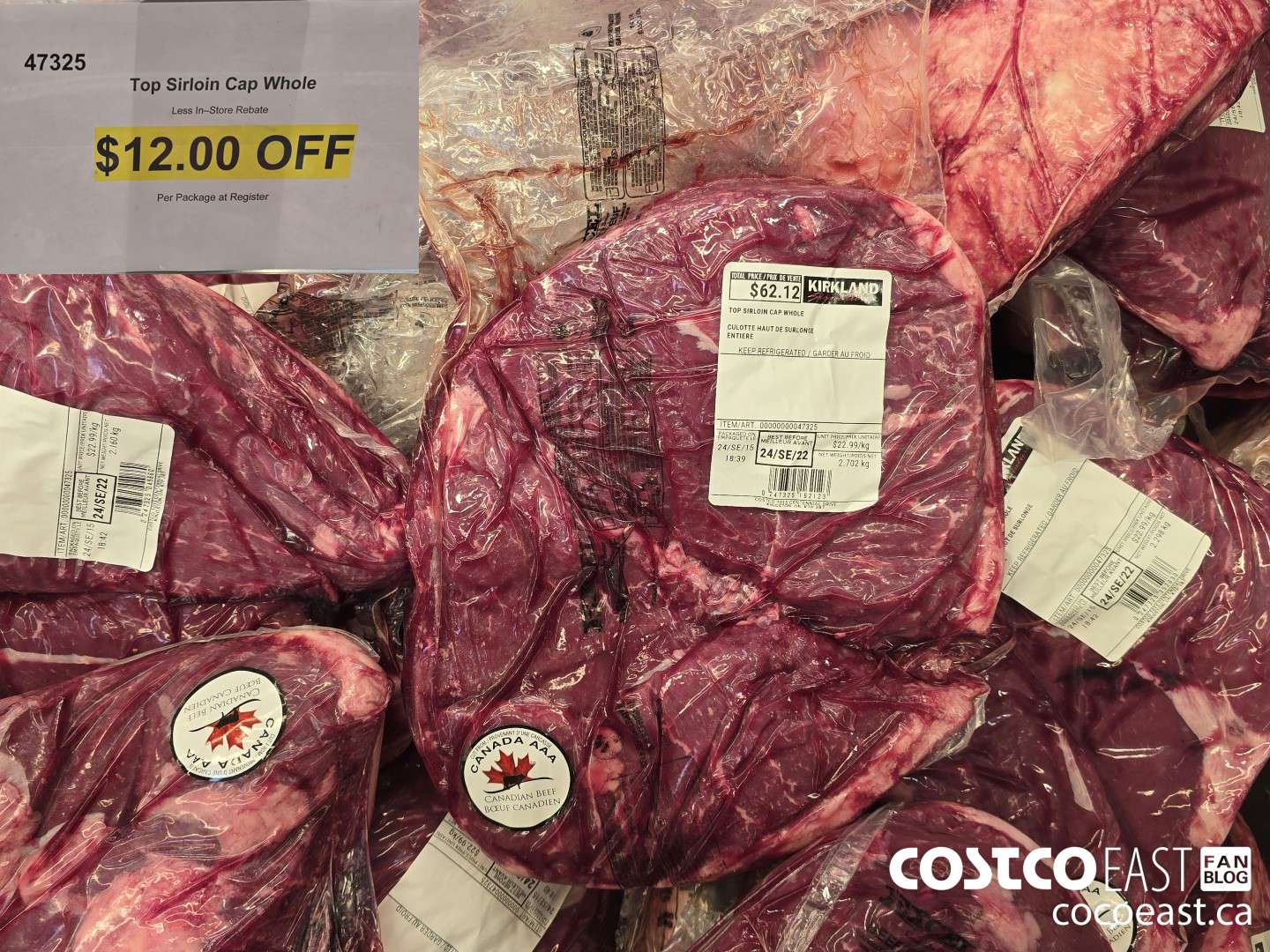 47325 Top Sirloin Cap Whole ($12.00 INSTANT SAVINGS)