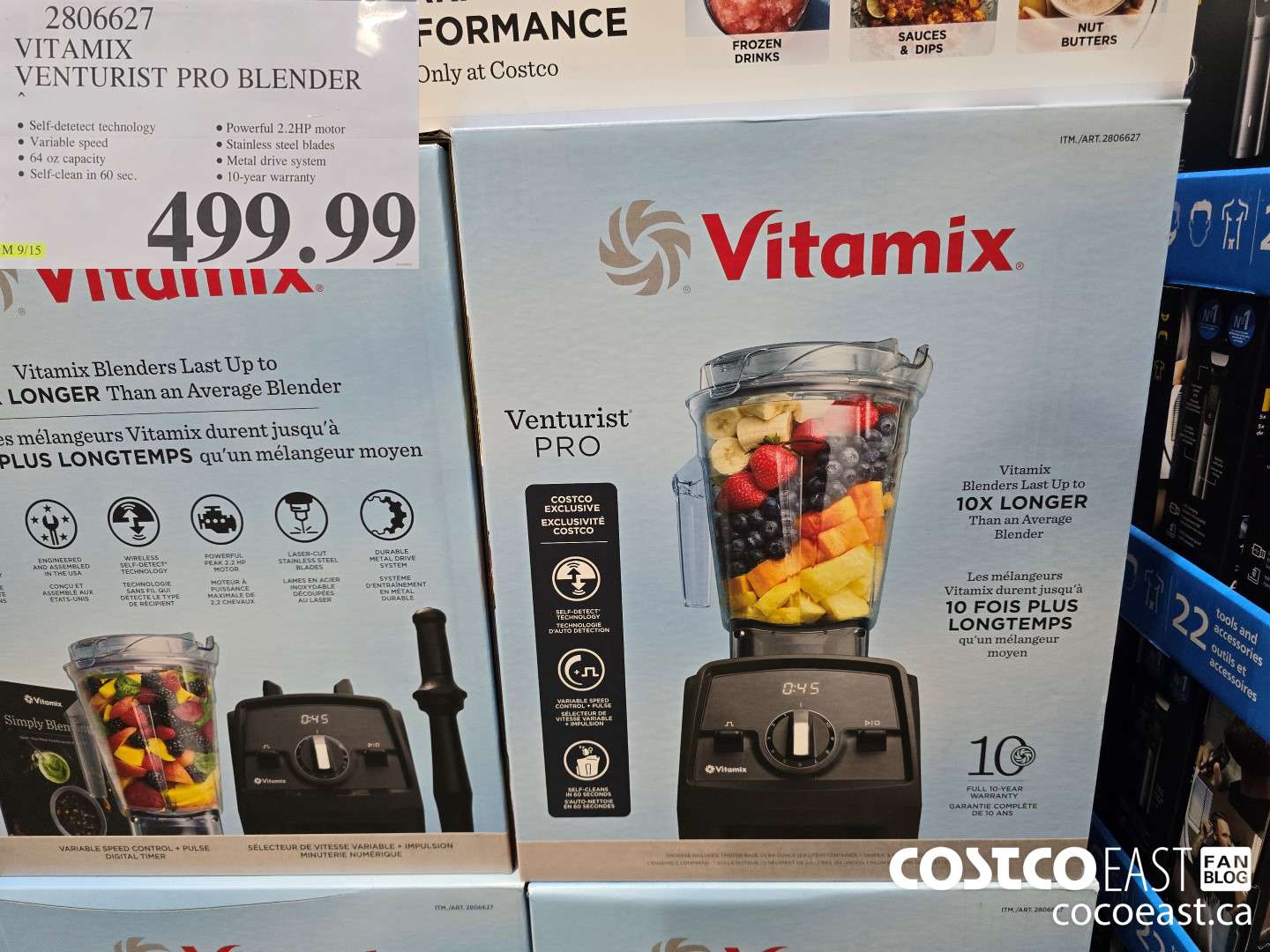 2806627 VITAMIX VENTURIST PRO BLENDER $499.99