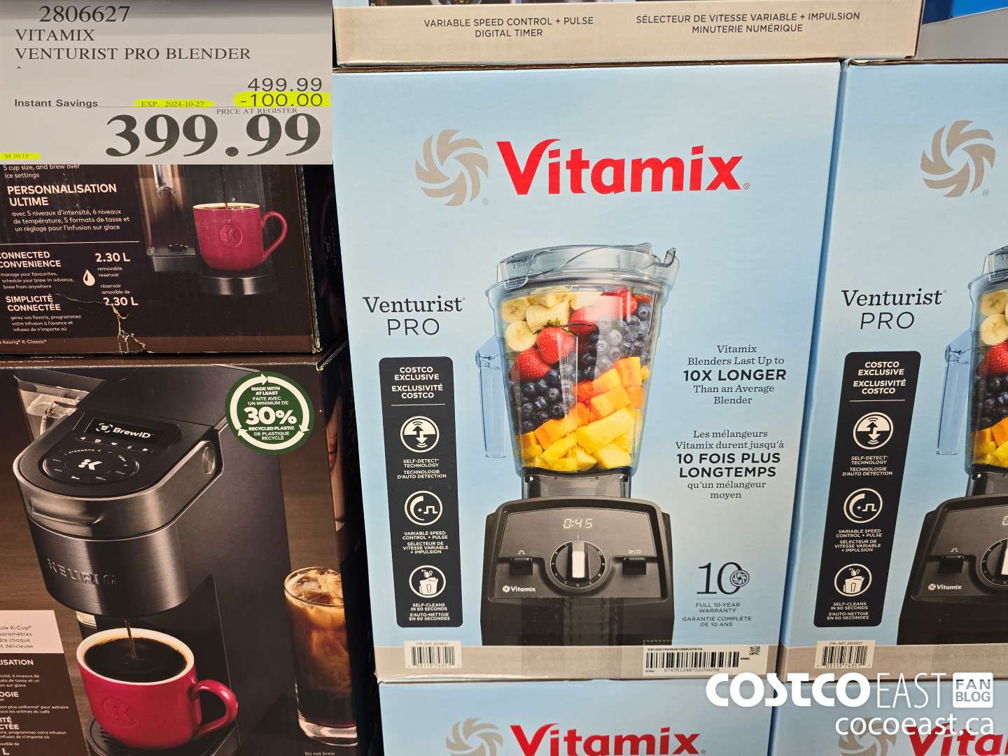 2806627 VITAMIX VENTURIST PRO BLENDER ($100.00 INSTANT SAVINGS EXPIRES ON 2024-10-27) $399.99