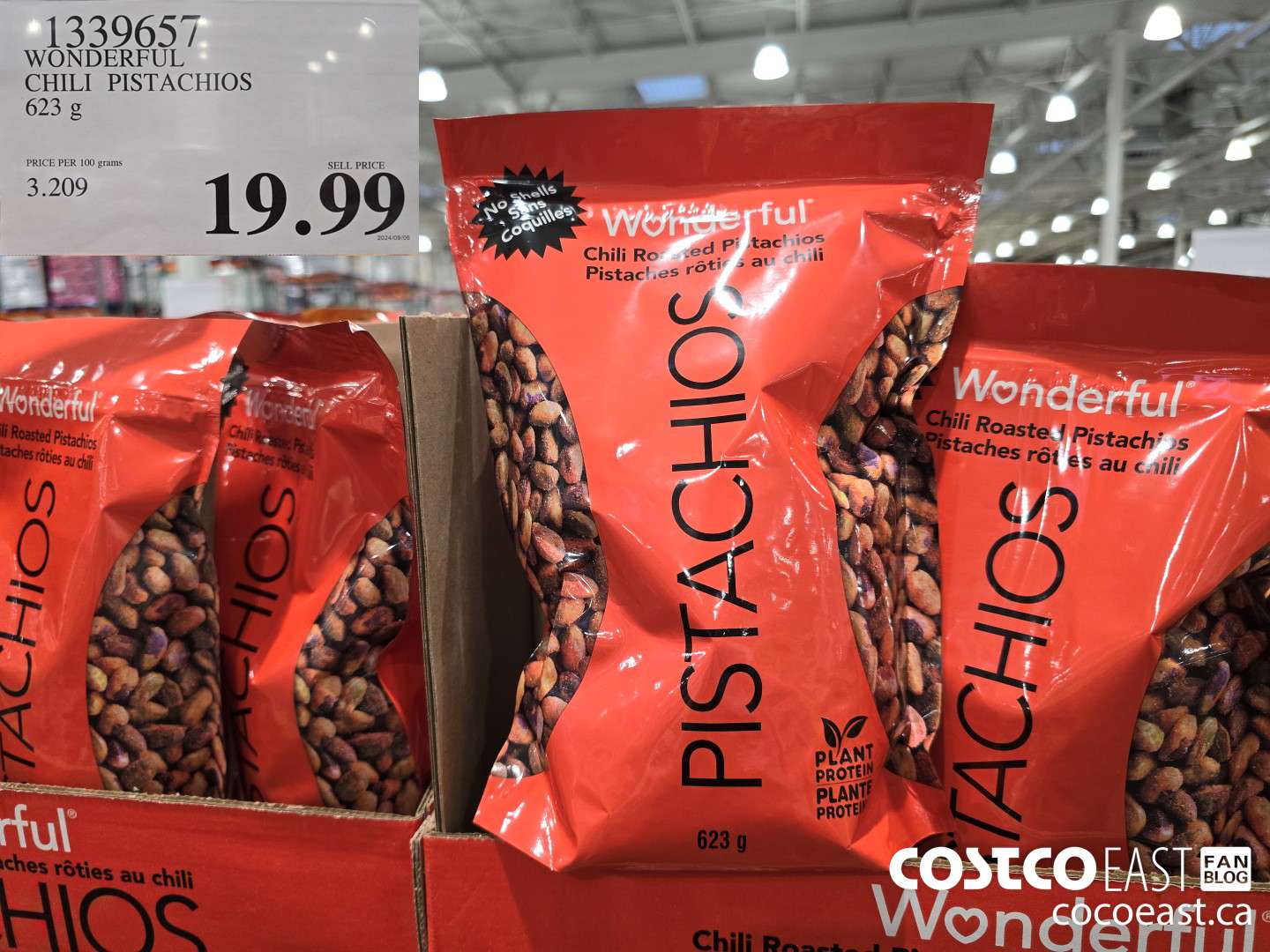 1339657 WONDERFUL CHILI PISTACHIOS 623 G $19.99