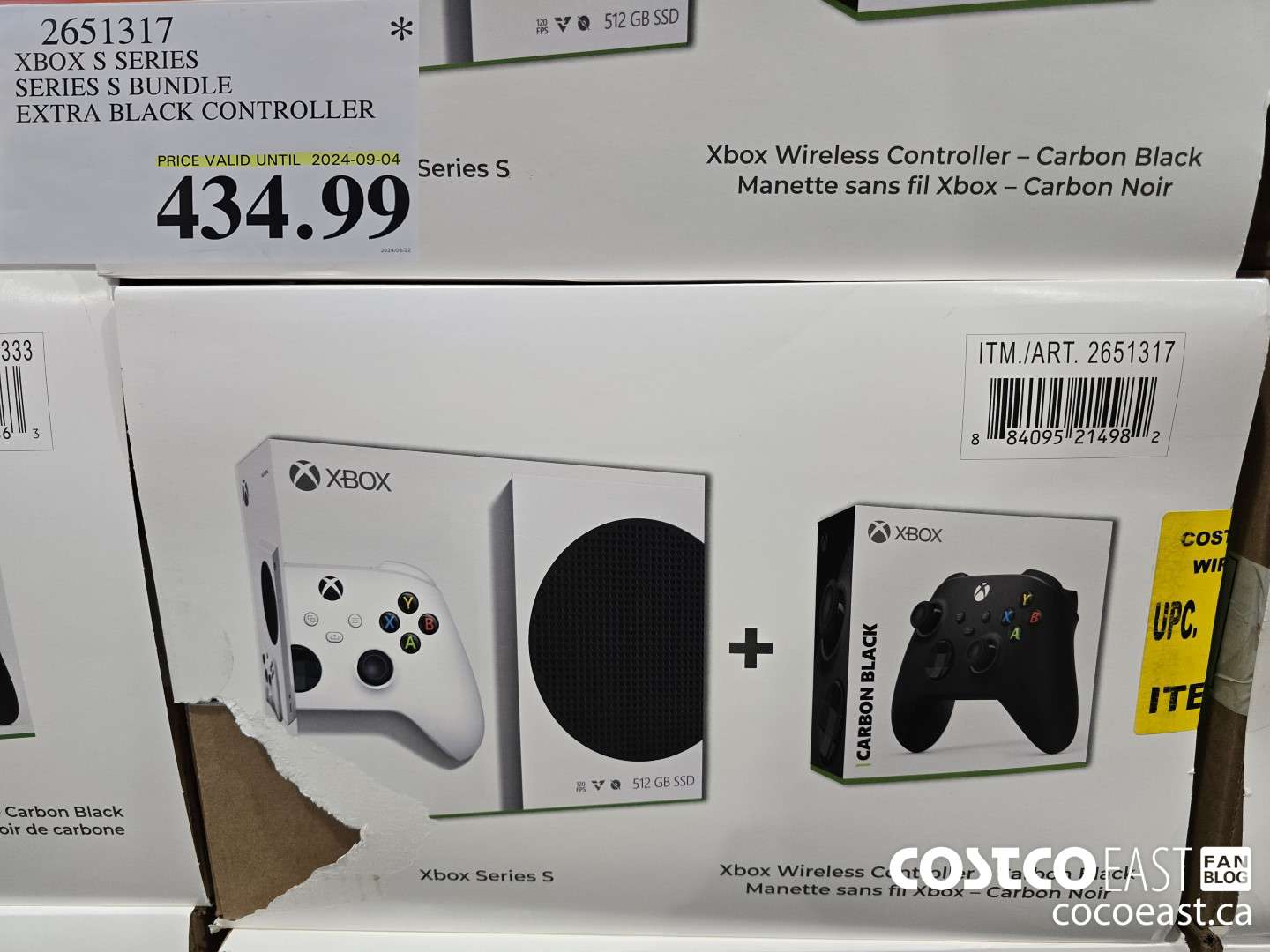 2651317 XBOX S SERIES SERIES S BUNDLE EXTRA BLACK CONTROLLER $434.99