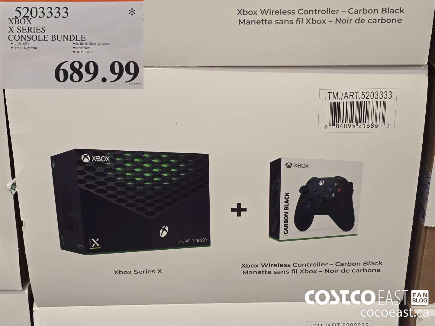 5203333 XBOX X SERIES CONSOLE BUNDLE $689.99