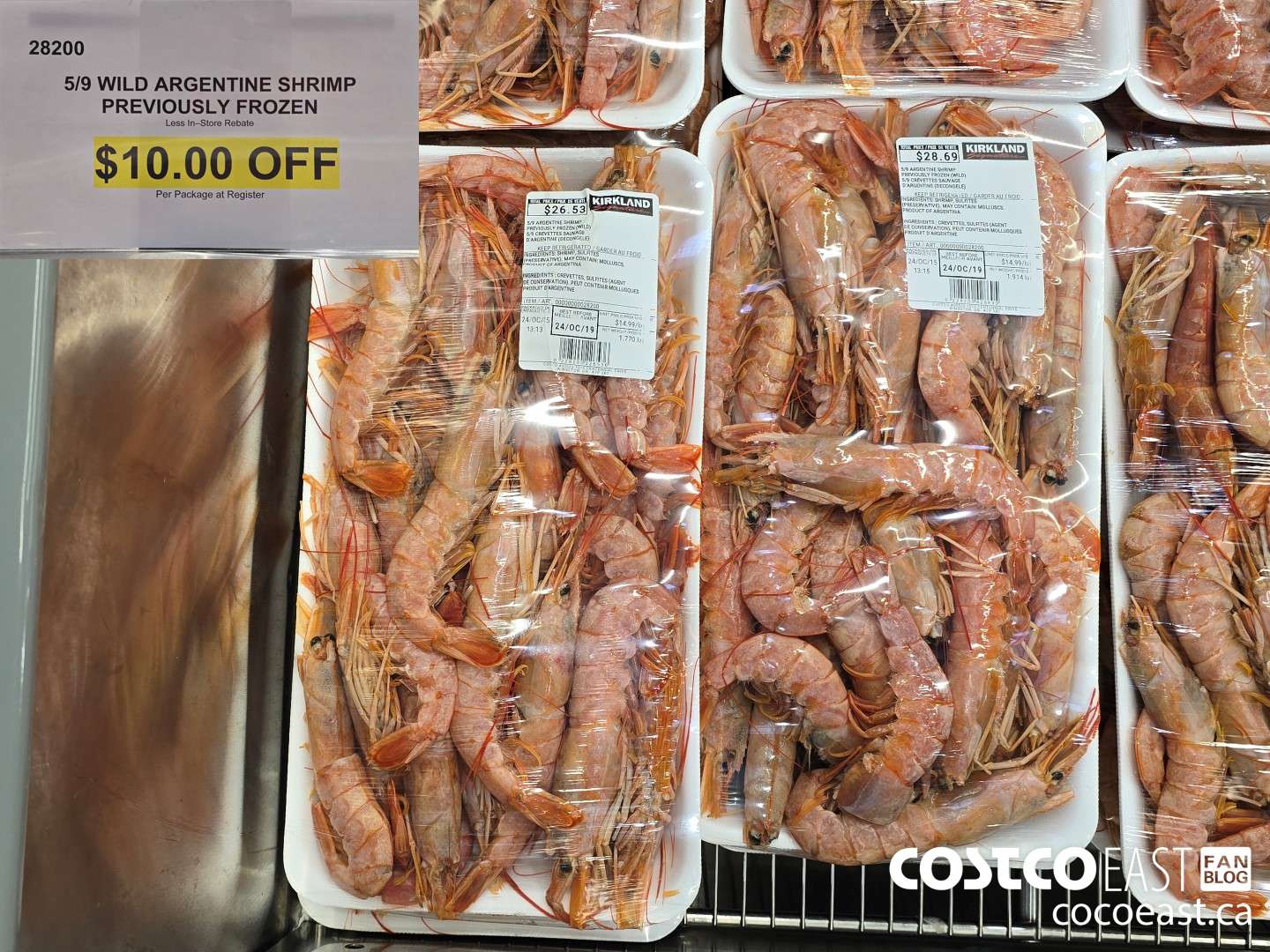 28200 5/9 WILD ARGENTINE SHRIMP PREVIOUSLY FROZEN ($10.00 INSTANT SAVINGS)