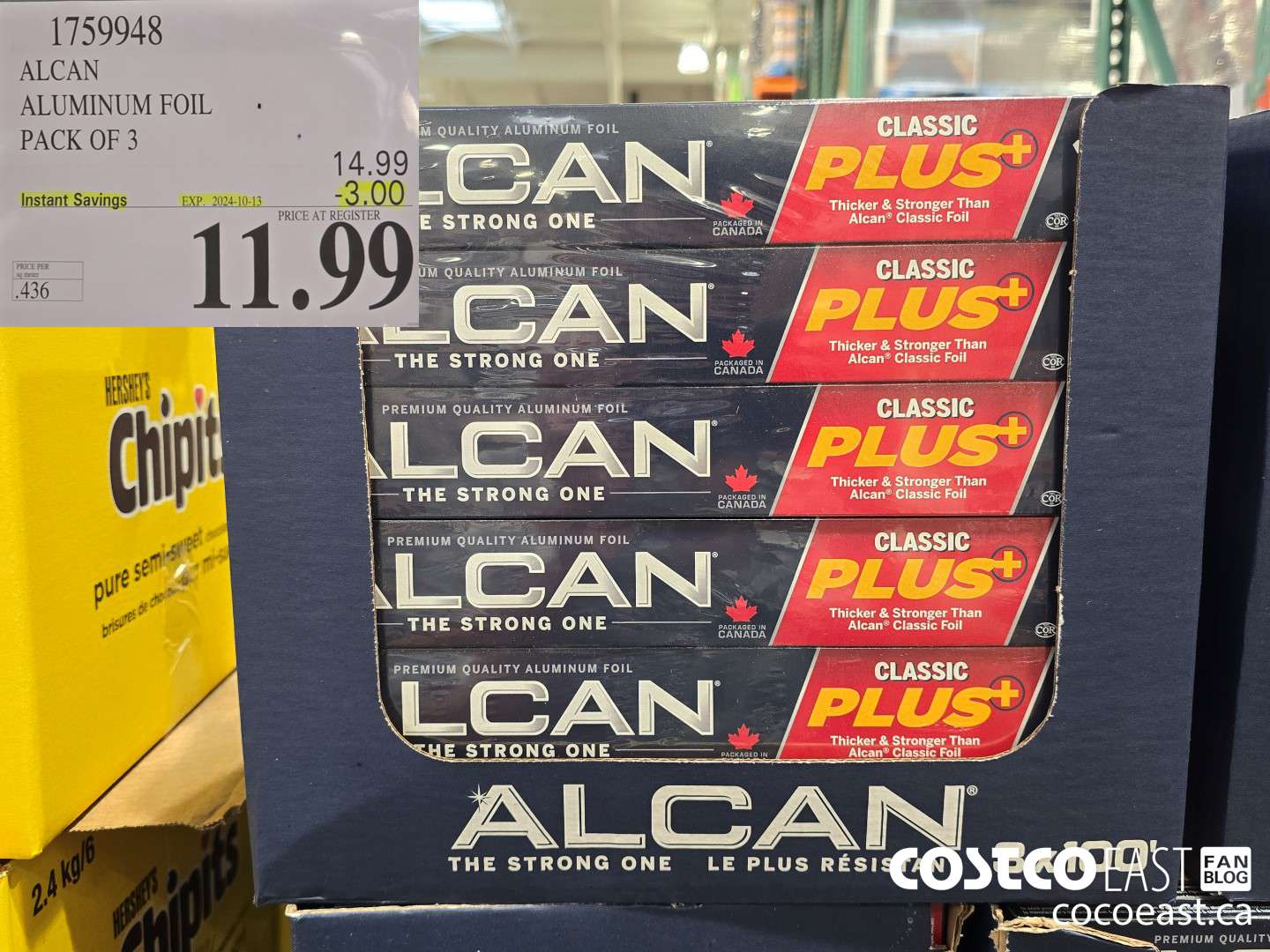 1759948 ALCAN ALUMINUM FOIL PACK OF 3 ($3.00 INSTANT SAVINGS EXPIRES ON 2024-10-13) $11.99