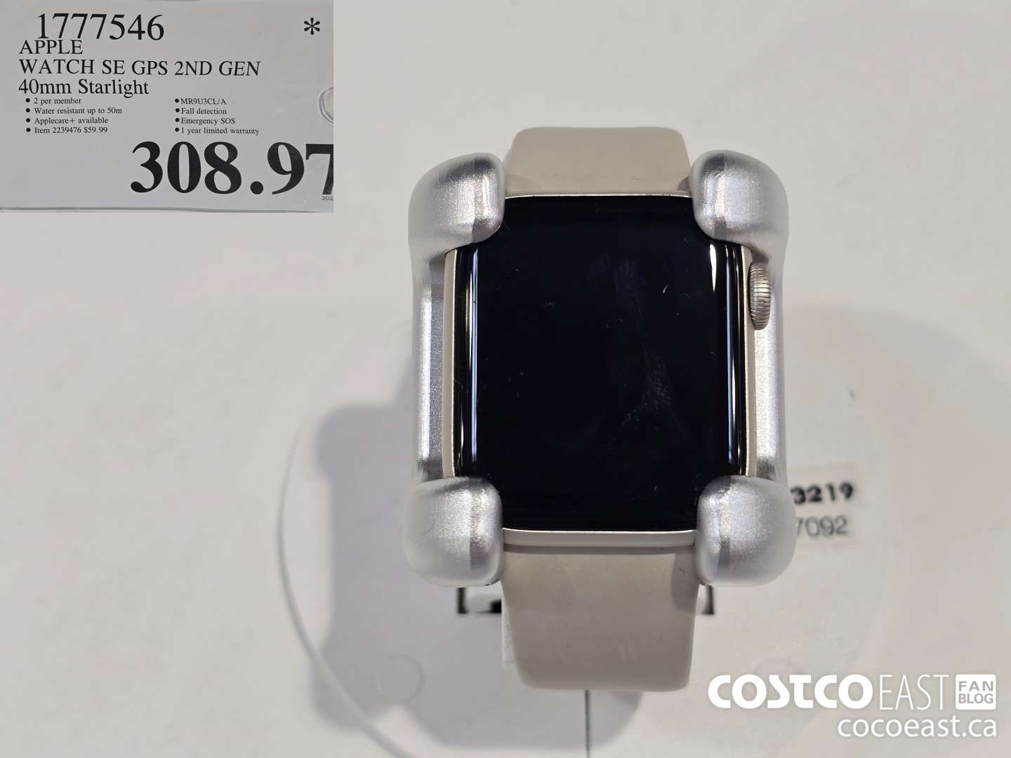 1777546 APPLE WATCH SE GPS 2ND GEN 40mm Starlight $308.97