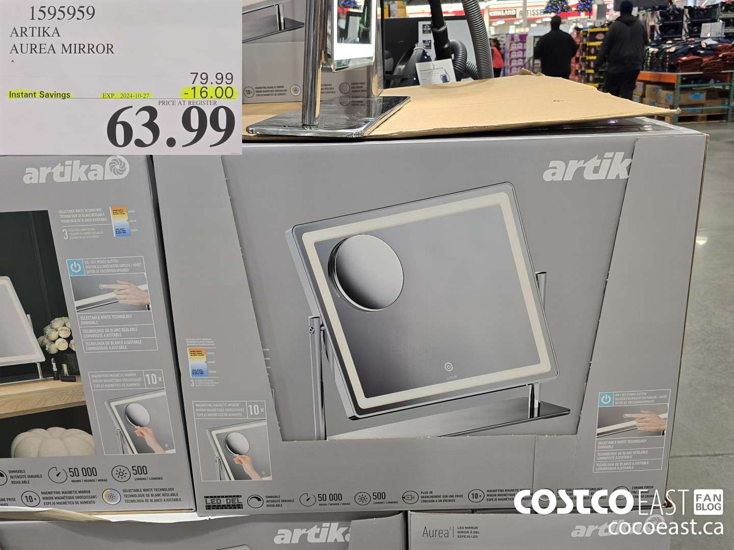 1595959 ARTIKA AUREA MIRROR ($16.00 INSTANT SAVINGS EXPIRES ON 2024-10-27) $63.99