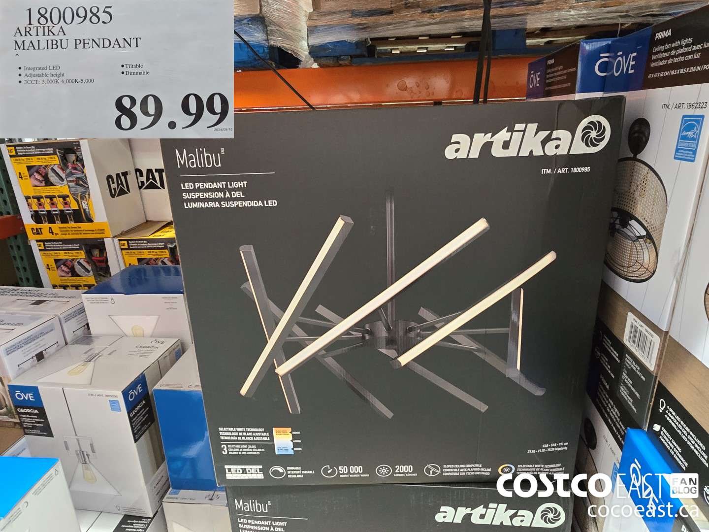 1800985 ARTIKA MALIBU PENDANT $89.99